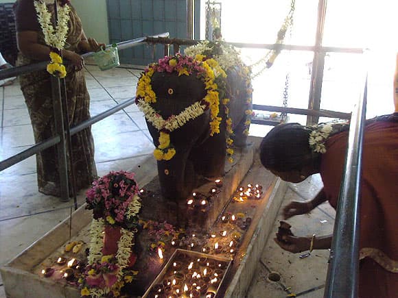 Temple scene