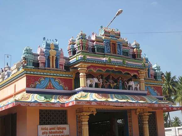 Temple scene